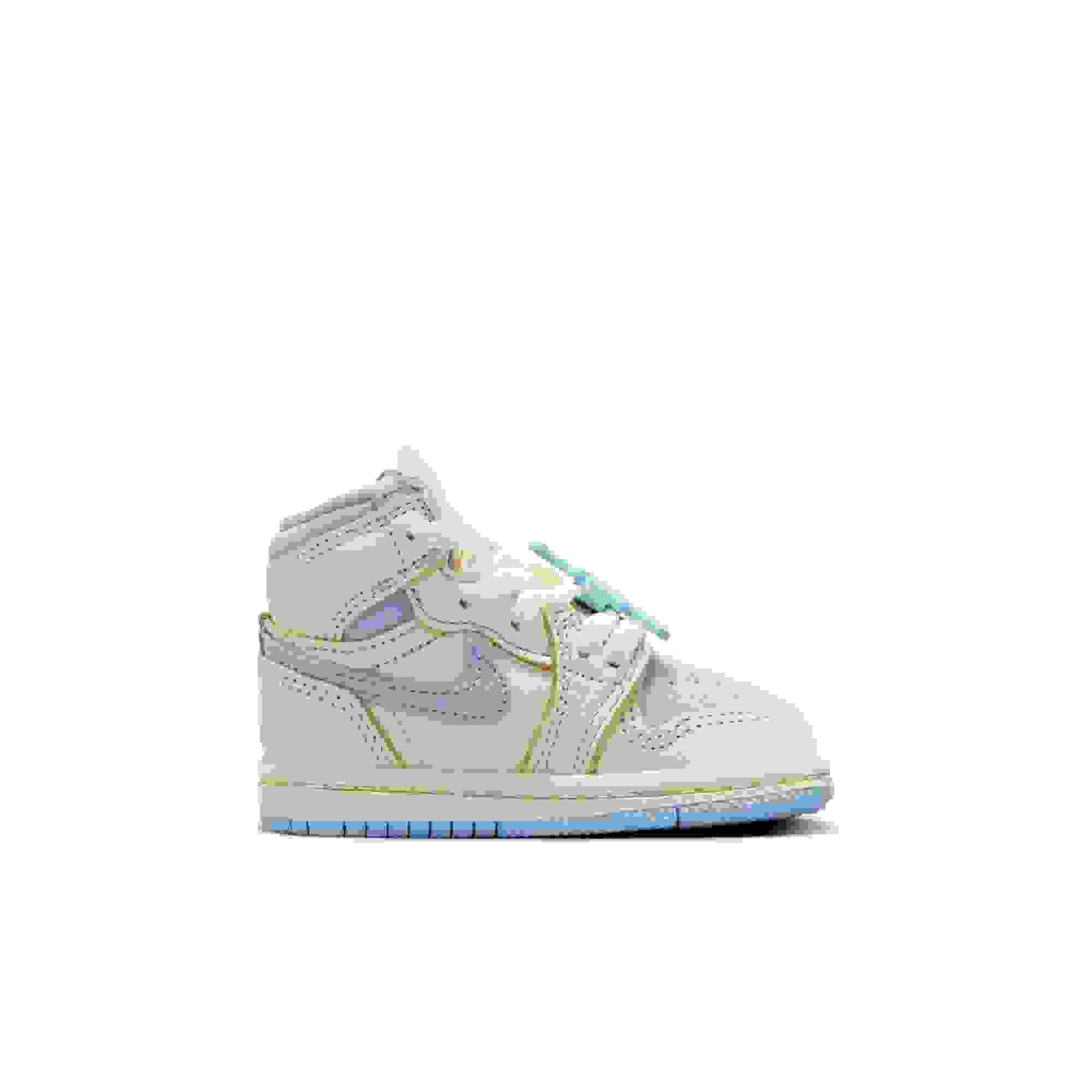Jordan 1 Retro High OG Toddler Girls' “Psychic Blue” Shoe